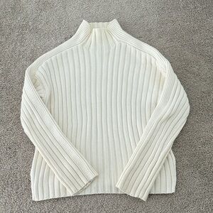 Abercrombie & Fitch Cream Turtleneck Sweater